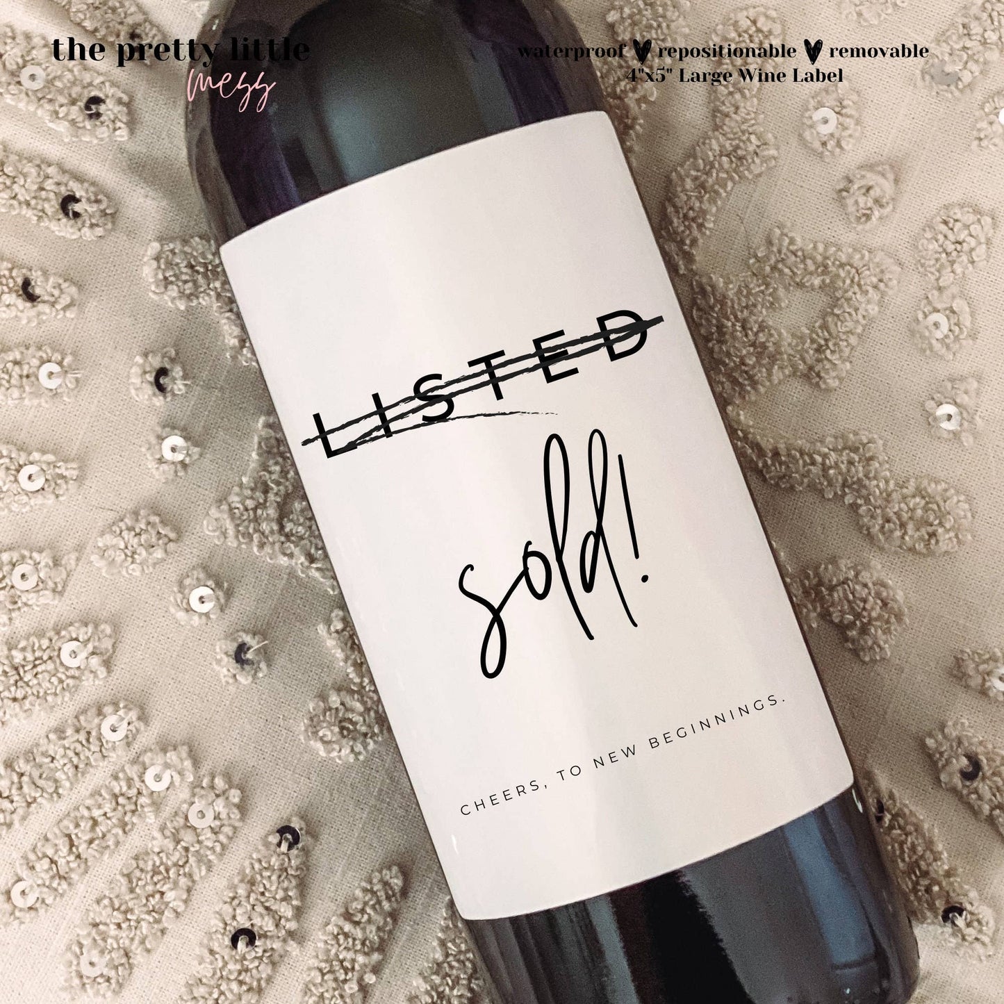 Wine Label "SOLD!"
