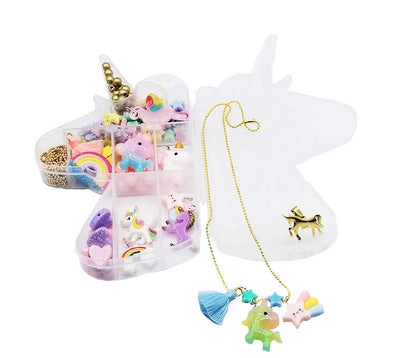 Kids Unicorn Necklace and Jewelry DIY Kit