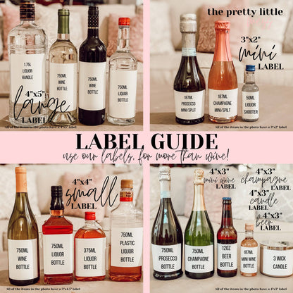 Wine Label "Happy Birthday"
