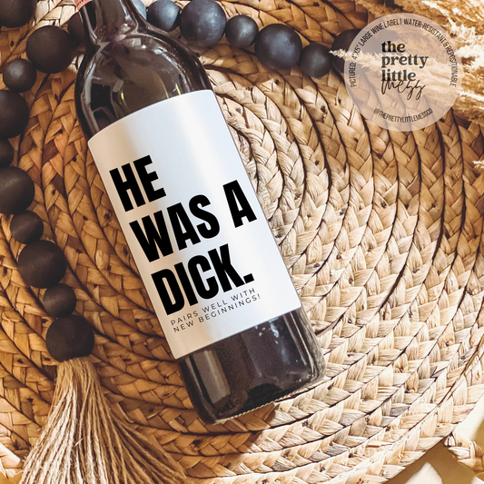 Wine Label "Divorce/Break Up"
