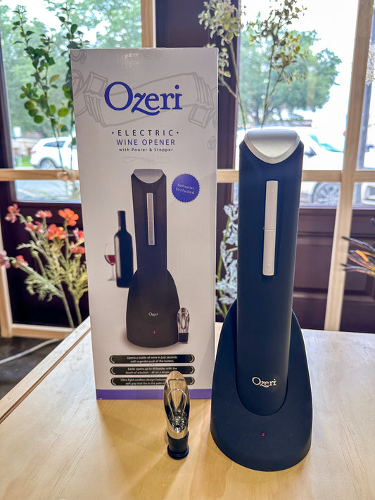 Electric Wine Bottle Opener with Foil Cutter - Ozeri Pro