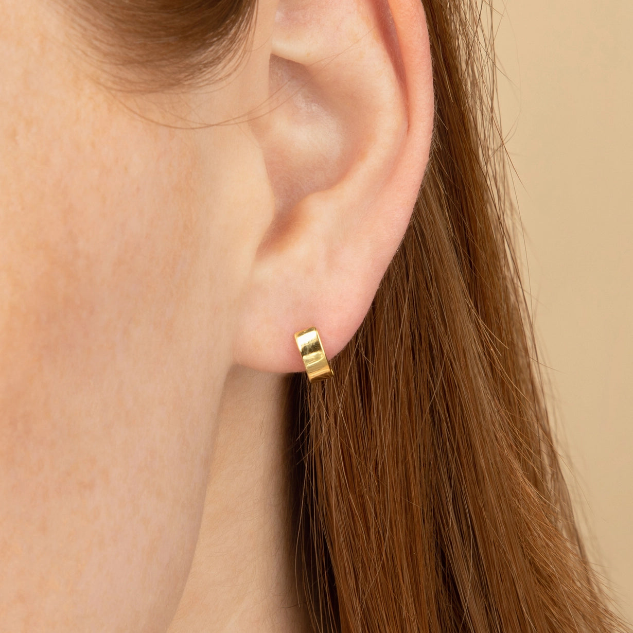 Brielle Simple Mini Hoop Earrings by Maive