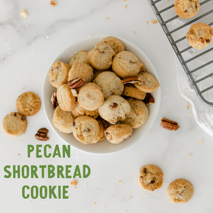 Texas Themed Pecan Shortbread Cookies